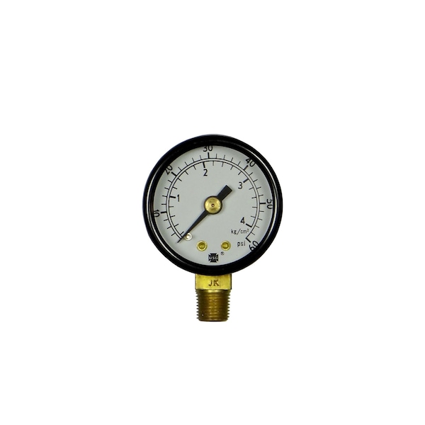 Bedford Precision Parts Bedford Precision Gauge 1/8in NPT Bottom Mount, 0-60 PSI, 1-1/2in - Replacement for Graco 28-1358 - main